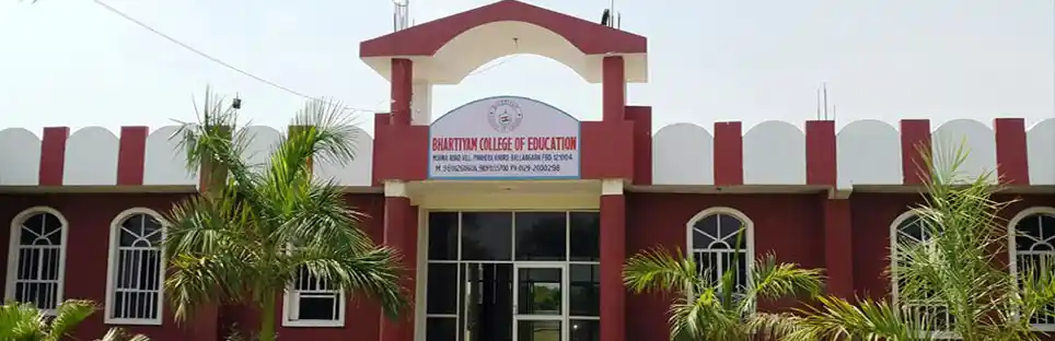 Bhartiyam College of Education Banner