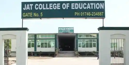 Jat College of Education - [JCE] Banner