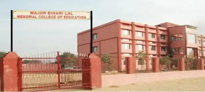 Major Bihari Lal Memorial College of Education Banner
