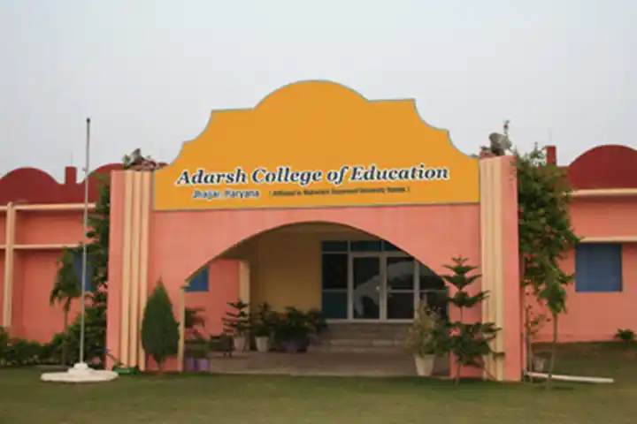 Adarsh College of Education Banner
