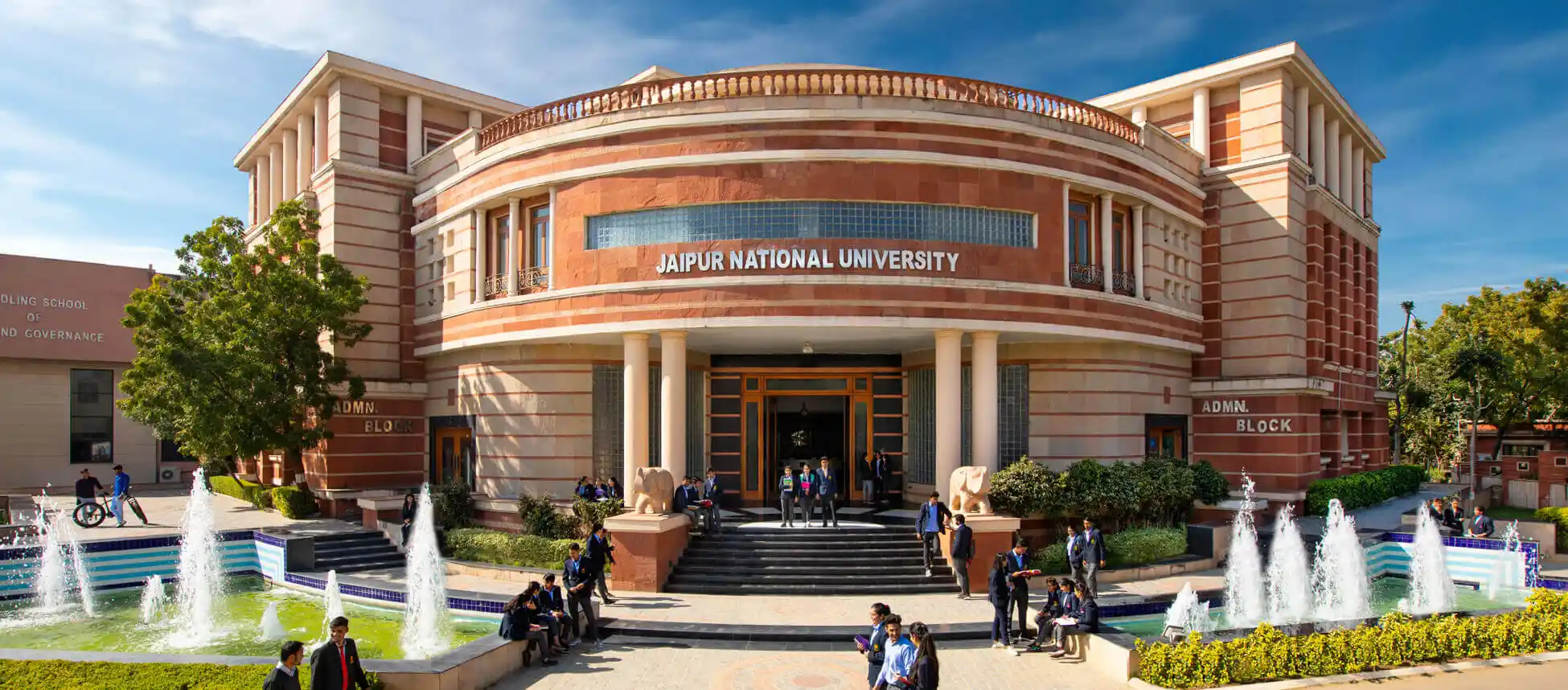 School Of Distance Education And Learning, Jaipur National University-[JNU] Banner