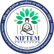 National Institute of Food Technology Entrepreneurship and Management [NIFTEM] Sonipat	 logo
