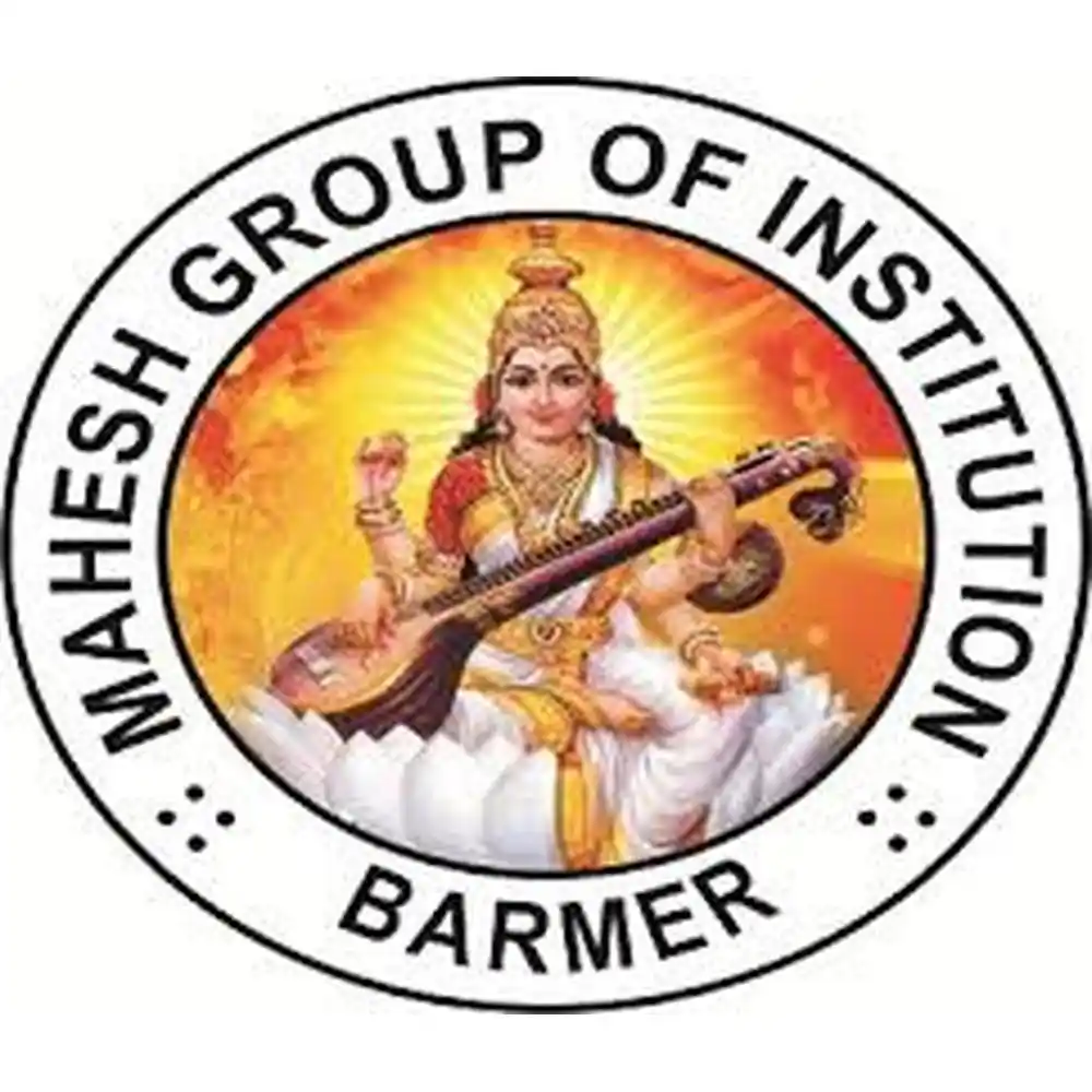 Mahesh Teacher Training College Barmer logo