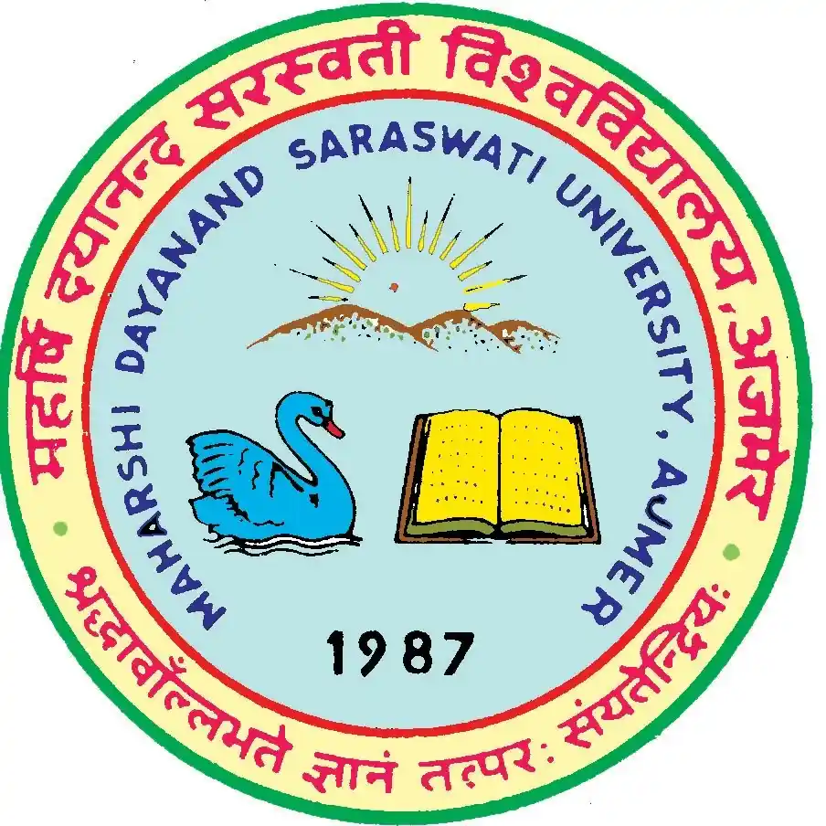 Maharshi Dayanand Saraswati University Ajmer logo